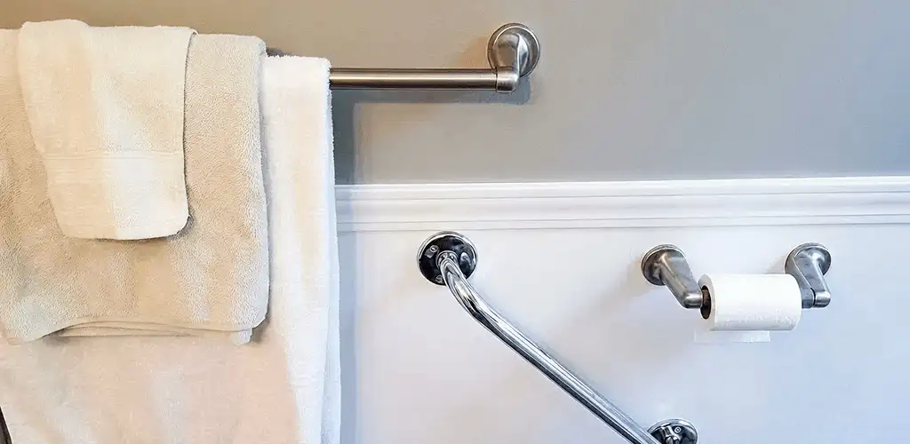 Bathroom grab bar installation for safety and accessibility in San Francisco, CA